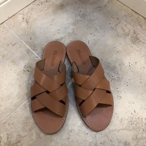 Madewell The Boardwalk Woven Slide Sandal